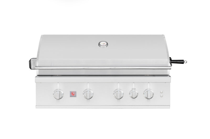 The expansive Summerset TRL Pro 40" pro-grade grill head has a sleek, double-lined hood that locks in heat and gives your outdoor kitchen pro level cooking options.