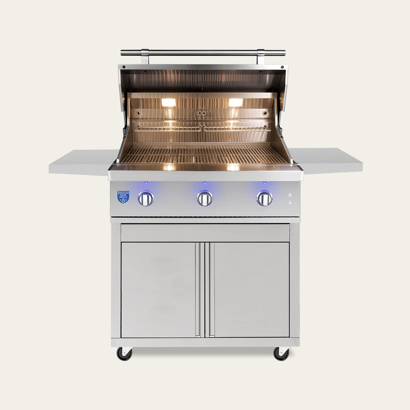 Heavy-duty 304 stainless construction resists rust and weather, keeping your grill performing optimally and ooking showroom-new season after season.