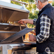 The included grate lifter tool enables convenient & safe access to your grill burners and fuel.