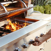 Precision control knobs let you fine‑tune each burner, so steaks, veggies, and sides all finish exactly how you prefer.