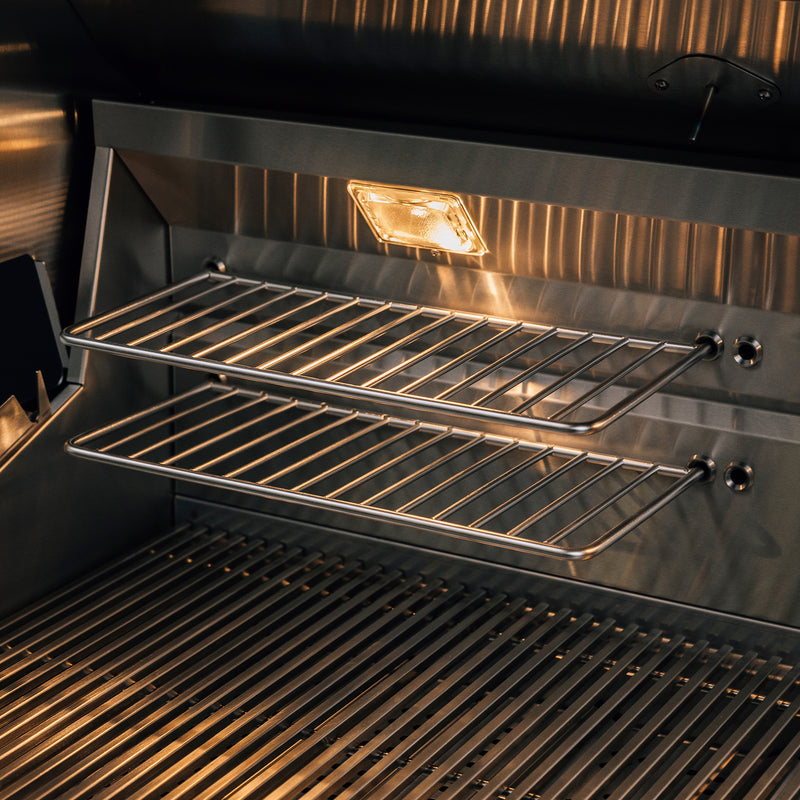 Two included warming racks enable all items in your cooked meals to be served hot together.