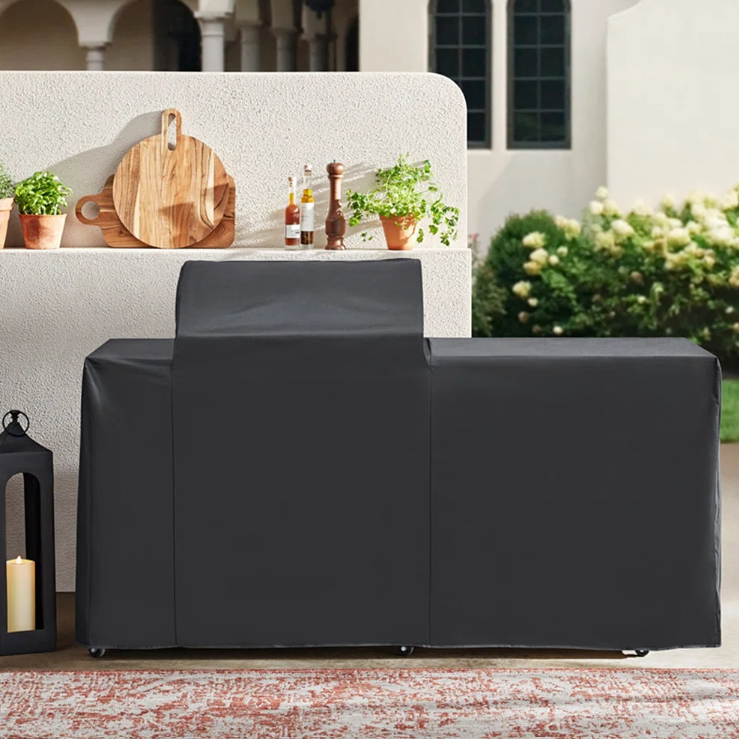 Propane 8-Burner Grill built-in BBQ Island