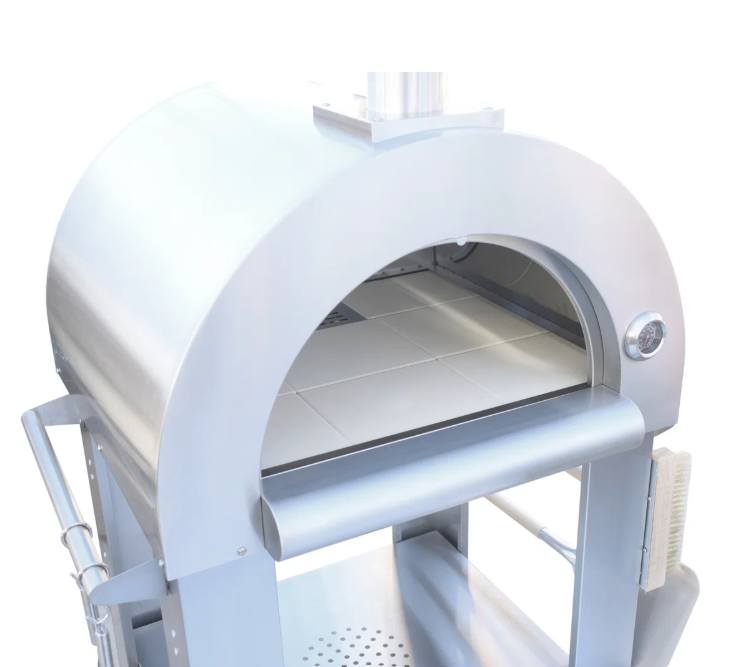 Stainless Steel Free-Standing Wood-Fired Pizza Oven 32”