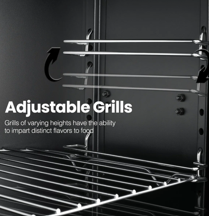 Vertical Propane BBQ Smoker with Temperature Control