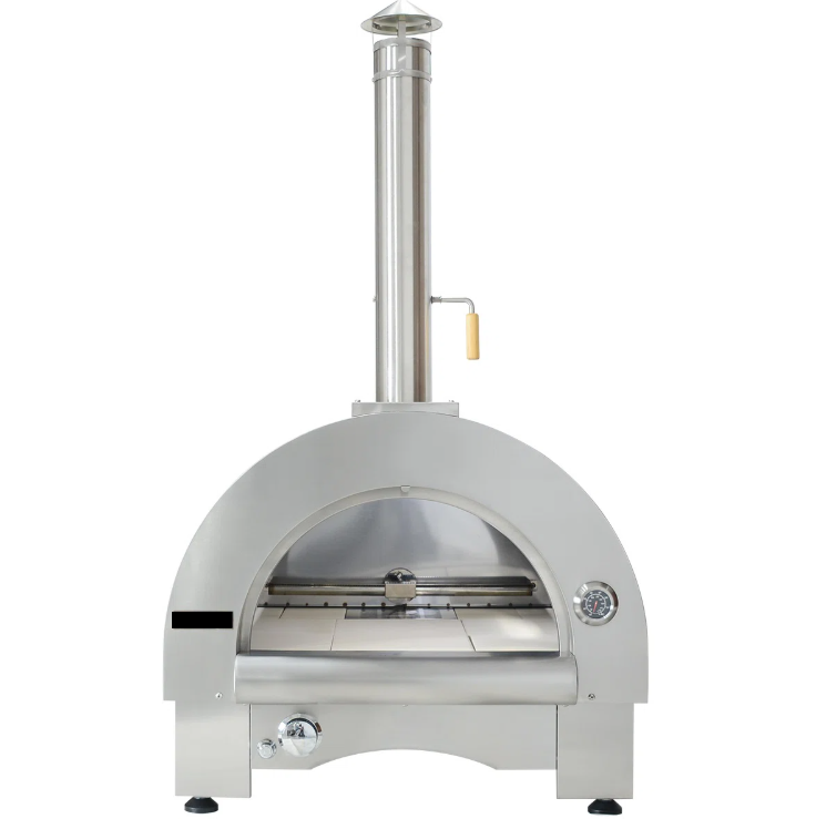 Stainless Steel Countertop Gas Pizza Oven 22"