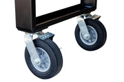 Optional 8" Locking Casters on a Meadow Creek Smoker & Cooker Stand