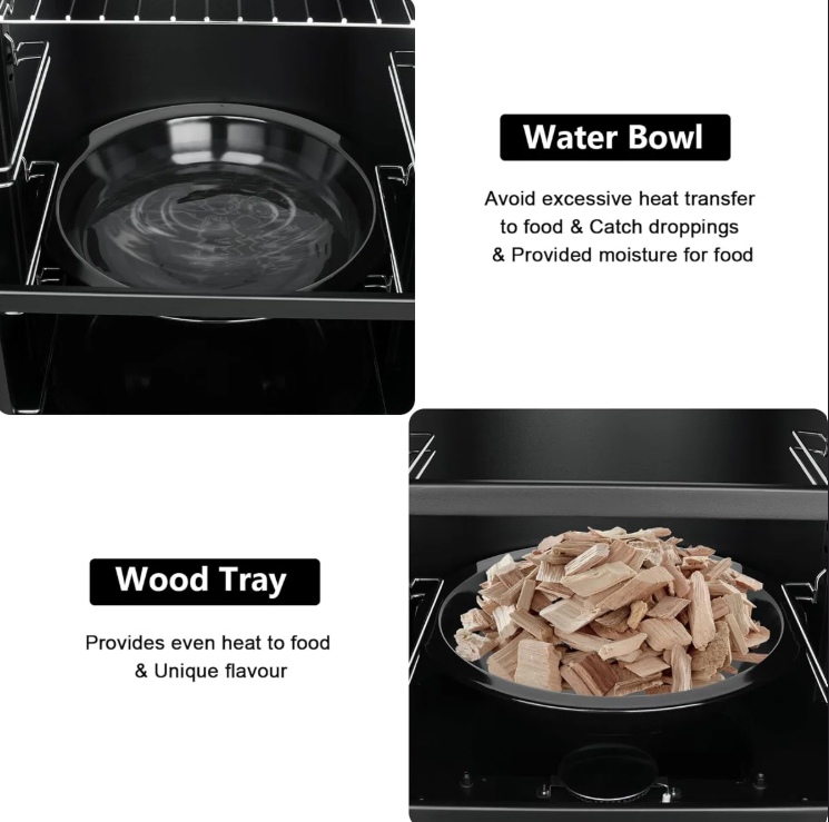 Vertical Propane BBQ Smoker with Temperature Control