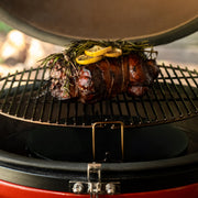 The multi-level cooking system lets you sear, roast, and smoke different foods at once, so ribs, chicken, and sides all finish right on time.