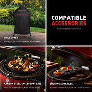 Big Joe optional accessories include a heavy-duty grill & cart cover, and a full variety of cooking surfaces, systems & pans.