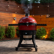 Iconic Big Joe design maximizes your patio cook-outs with pro-level grilling power