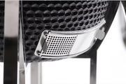 Lower air intake vent for dialing in airflow and maintaining steady heat during long cooks on the Kokomo 21-inch kamado grill.