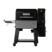 The compact footprint and sturdy cart of the XT provides a serious backyard cooking setup.