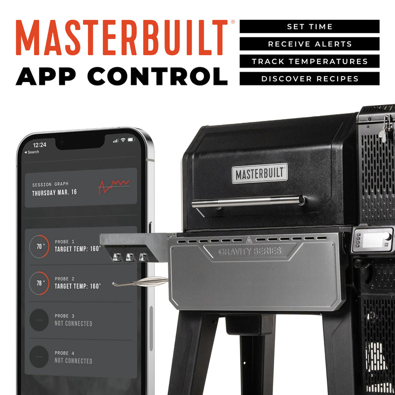 WiFi and Bluetooth app control means you can adjust temps, track probes, and get alerts from your phone instead of hovering over the grill.