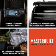 FuelSaver dual-wall insulation and fiberglass gasket lock in heat and smoke, so you burn less charcoal on every cook.