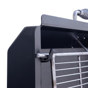 Grate Hooked onto Lid on BBQ26S Chicken Cooker