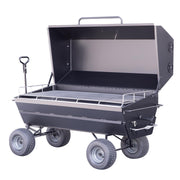 Meadow Creek PR60 Pig Roaster with Optional Wagon Chassis and Charcoal Pullout