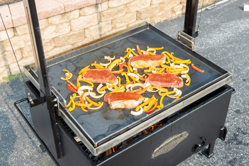 Optional Griddle on Meadow Creek SMFP34 Fire Pit