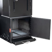 Firebox with Removable Grate and Ash Pan on TS250 Tank Smoker