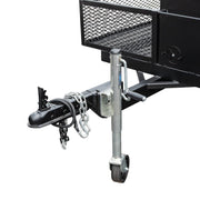 Hitch and Jack on Meadow Creek TS250 Tank Smoker Trailer