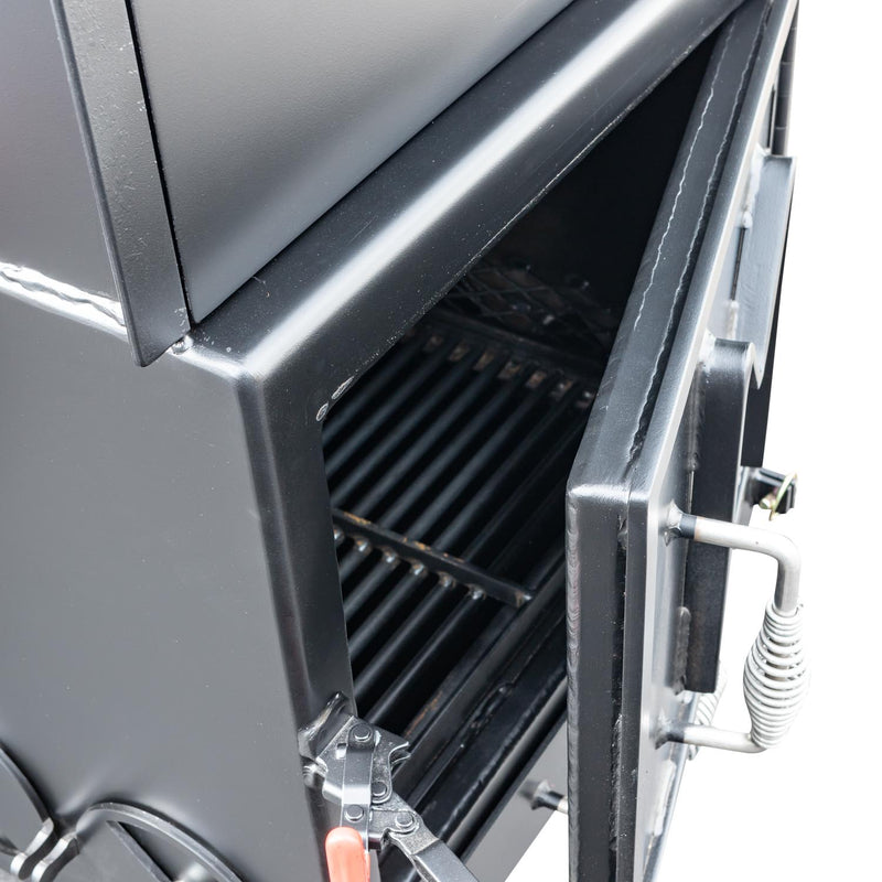 Firebox 250 Inner Rear Ss Meadow Creek TS250 Barbeque Smoker Trailer — SmokeCraft IQ