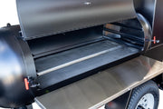 Meadow Creek TS250 Tank Smoker with Optional Stainless Steel Exterior Shelves