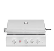 Its sleek, double-lined hood and 304 stainless steel body locks in heat, resists  the elements, and looks sharp in any outdoor kitchen.