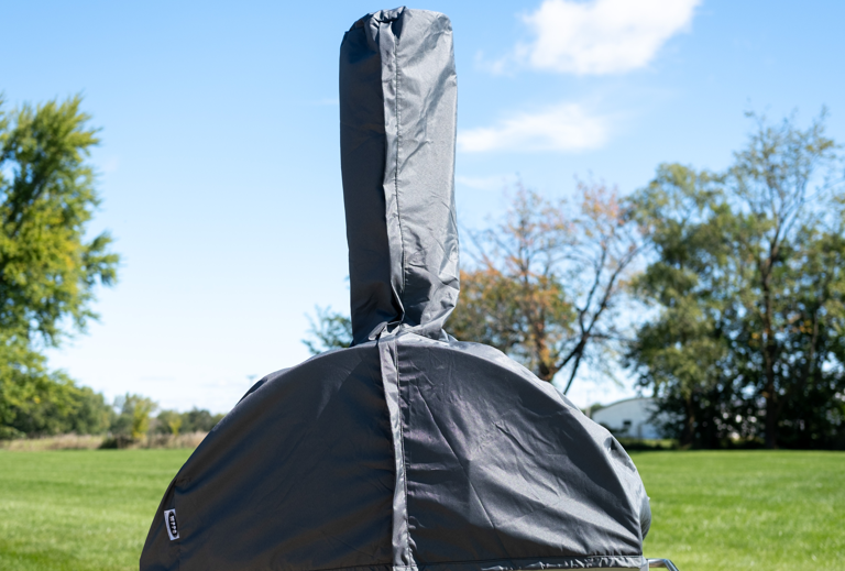 Optional form-fitted premium cover protects your Karma 25 from the elements for longer life and ready-to-cook convenience.