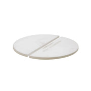Pair of half-moon ceramic heat deflector plates are included - enabling hassle-free indirect smoking and roasting.